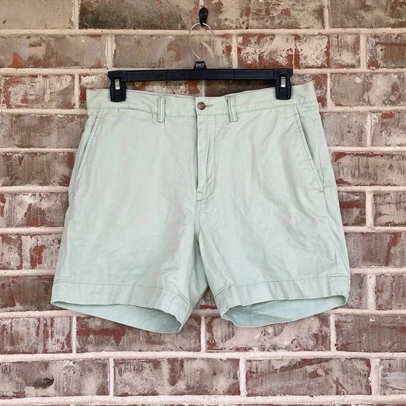 Polo Ralph Lauren Pastel Green Stretch Classic Fit Shorts - Picture 1 of 9